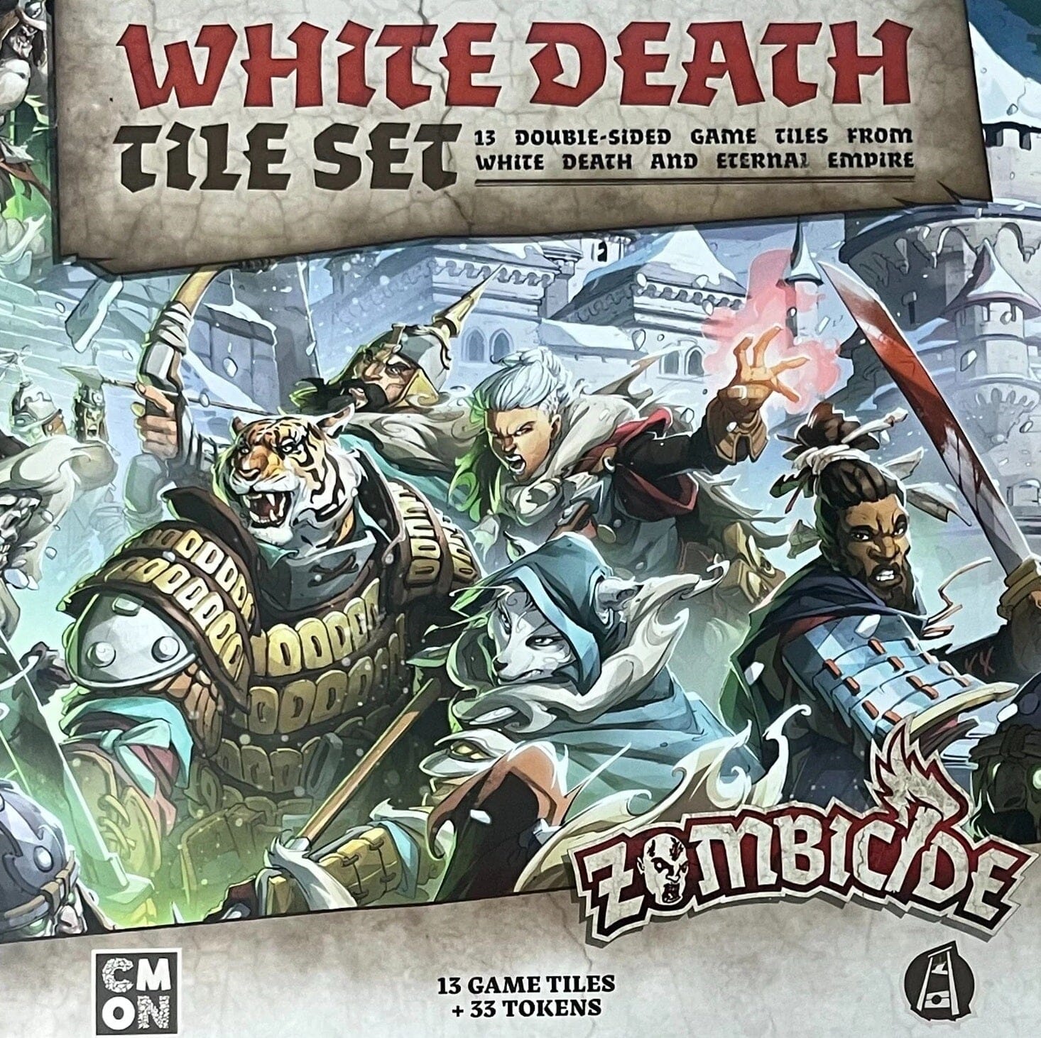 Zombicide: White Death - Extra Tiles pack Miniatures CMON  | Multizone: Comics And Games