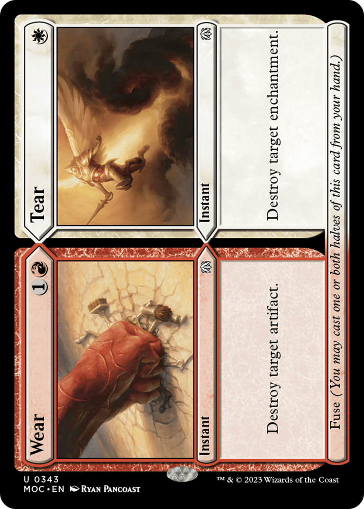 Wear // Tear [March of the Machine Commander] MTG Single Magic: The Gathering  | Multizone: Comics And Games