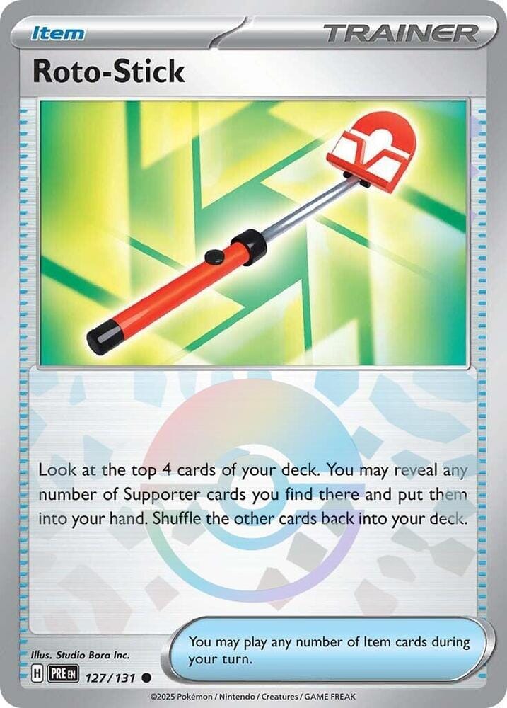Roto-Stick (127/131) (Poke Ball Pattern) [Scarlet & Violet: Prismatic Evolutions] Pokemon Single Pokémon  | Multizone: Comics And Games
