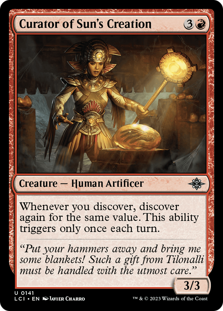 Curator of Sun's Creation [The Lost Caverns of Ixalan] MTG Single Magic: The Gathering  | Multizone: Comics And Games