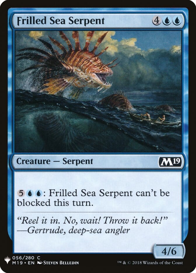 Frilled Sea Serpent [Mystery Booster] MTG Single Magic: The Gathering  | Multizone: Comics And Games
