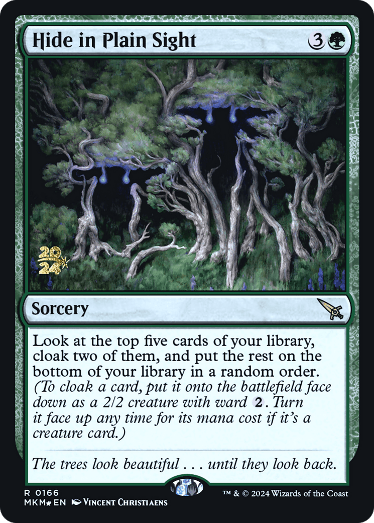 Hide in Plain Sight [Murders at Karlov Manor Prerelease Promos] MTG Single Magic: The Gathering  | Multizone: Comics And Games