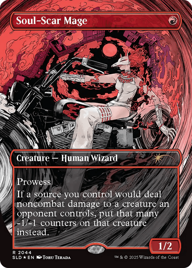 Soul-Scar Mage (2044) (Raised Foil) [Secret Lair Drop Series] MTG Single Magic: The Gathering  | Multizone: Comics And Games