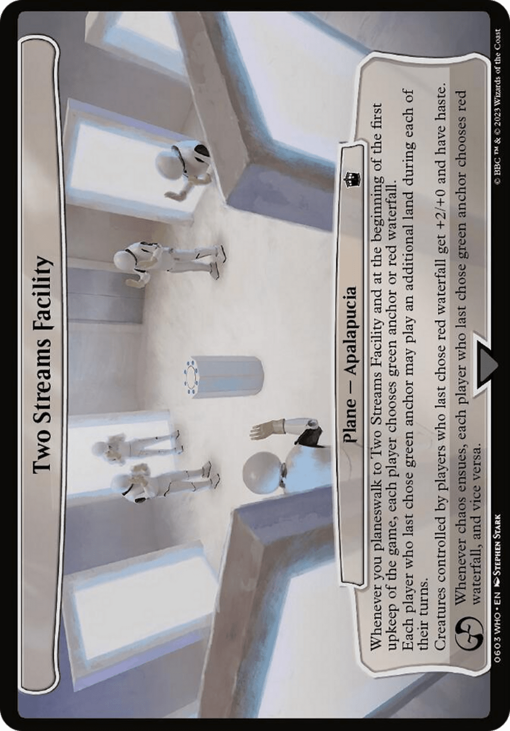 Two Streams Facility [Doctor Who] MTG Single Magic: The Gathering  | Multizone: Comics And Games