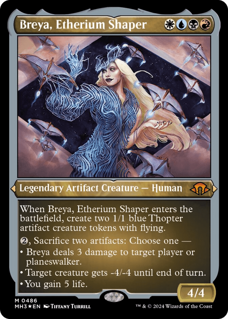 Breya, Etherium Shaper (Foil Etched) [Modern Horizons 3] MTG Single Magic: The Gathering  | Multizone: Comics And Games