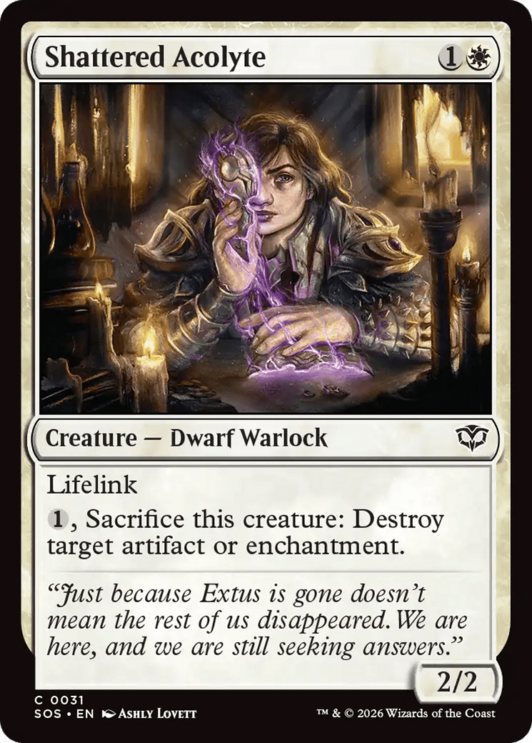 Shattered Acolyte [Secrets of Strixhaven] MTG Single Magic: The Gathering  | Multizone: Comics And Games