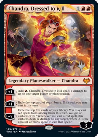 Chandra, Dressed to Kill (Promo Pack) [Innistrad: Crimson Vow Promos] MTG Single Magic: The Gathering  | Multizone: Comics And Games