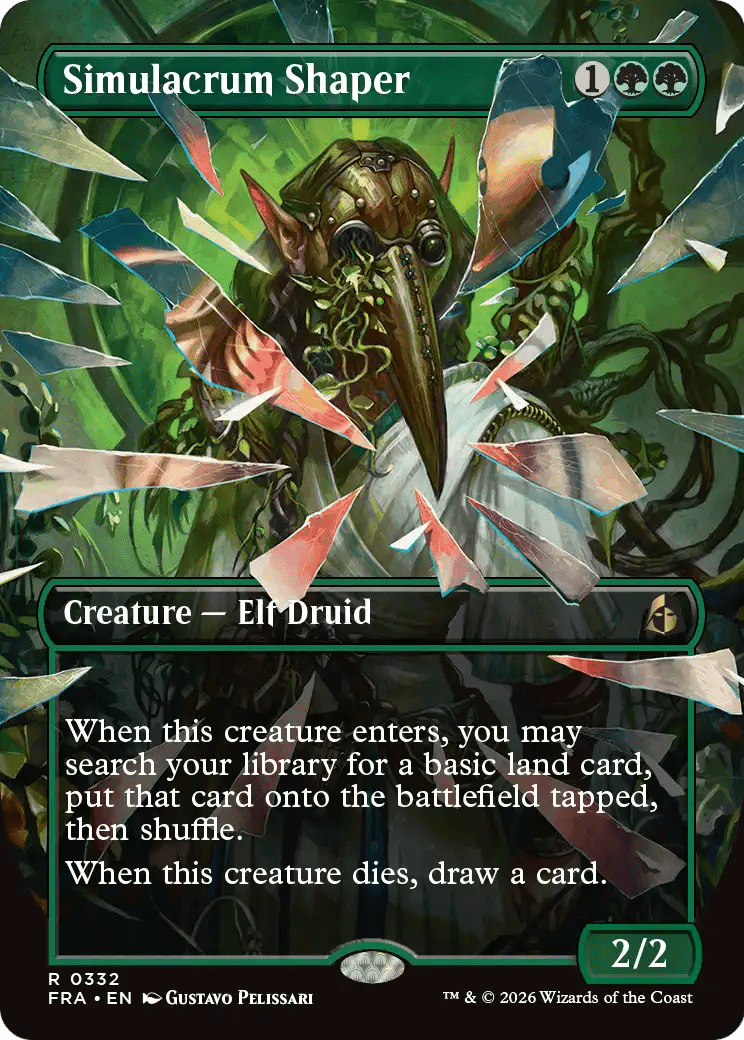 Simulacrum Shaper (Borderless) [Reality Fracture] MTG Single Magic: The Gathering  | Multizone: Comics And Games