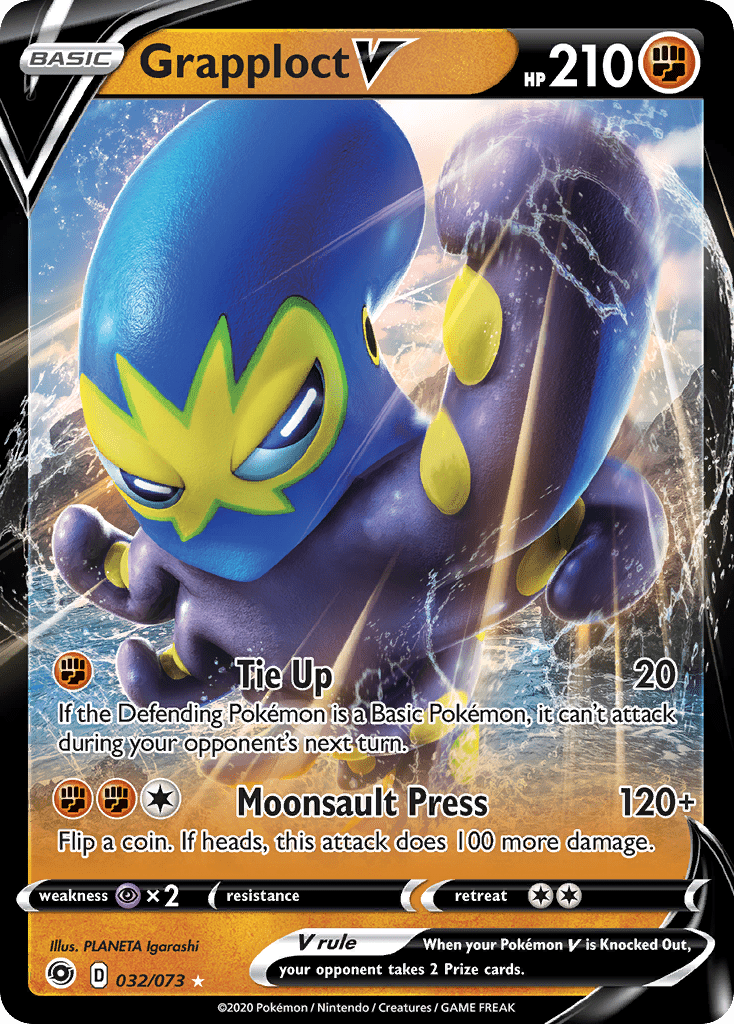 Grapploct V (032/073) [Sword & Shield: Champion's Path] Pokemon Single Pokémon  | Multizone: Comics And Games