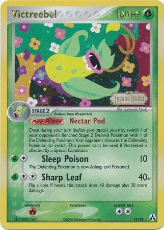 Victreebel (13/92) (Stamped) [EX: Legend Maker] Pokemon Single Pokémon  | Multizone: Comics And Games