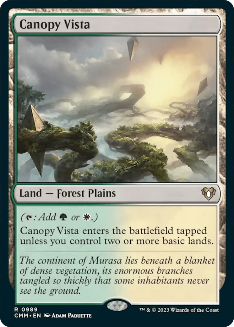 Canopy Vista [Commander Masters] MTG Single Magic: The Gathering  | Multizone: Comics And Games