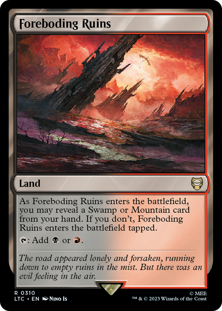 Foreboding Ruins [The Lord of the Rings: Tales of Middle-Earth Commander] | Multizone: Comics And Games
