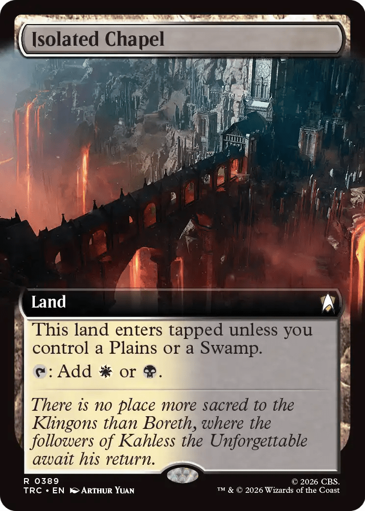 Isolated Chapel (Extended Art) [Star Trek Commander] MTG Single Magic: The Gathering  | Multizone: Comics And Games