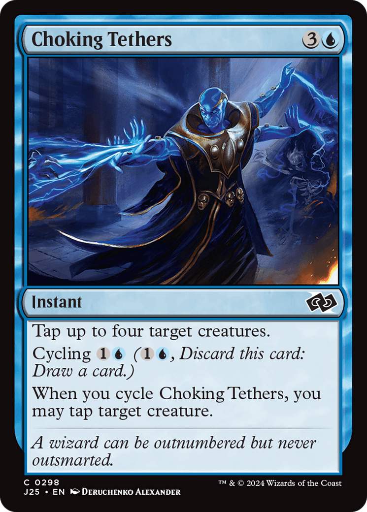Choking Tethers [Foundations Jumpstart] MTG Single Magic: The Gathering  | Multizone: Comics And Games