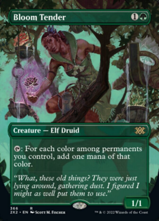 Bloom Tender (Borderless Alternate Art) [Double Masters 2022] MTG Single Magic: The Gathering  | Multizone: Comics And Games