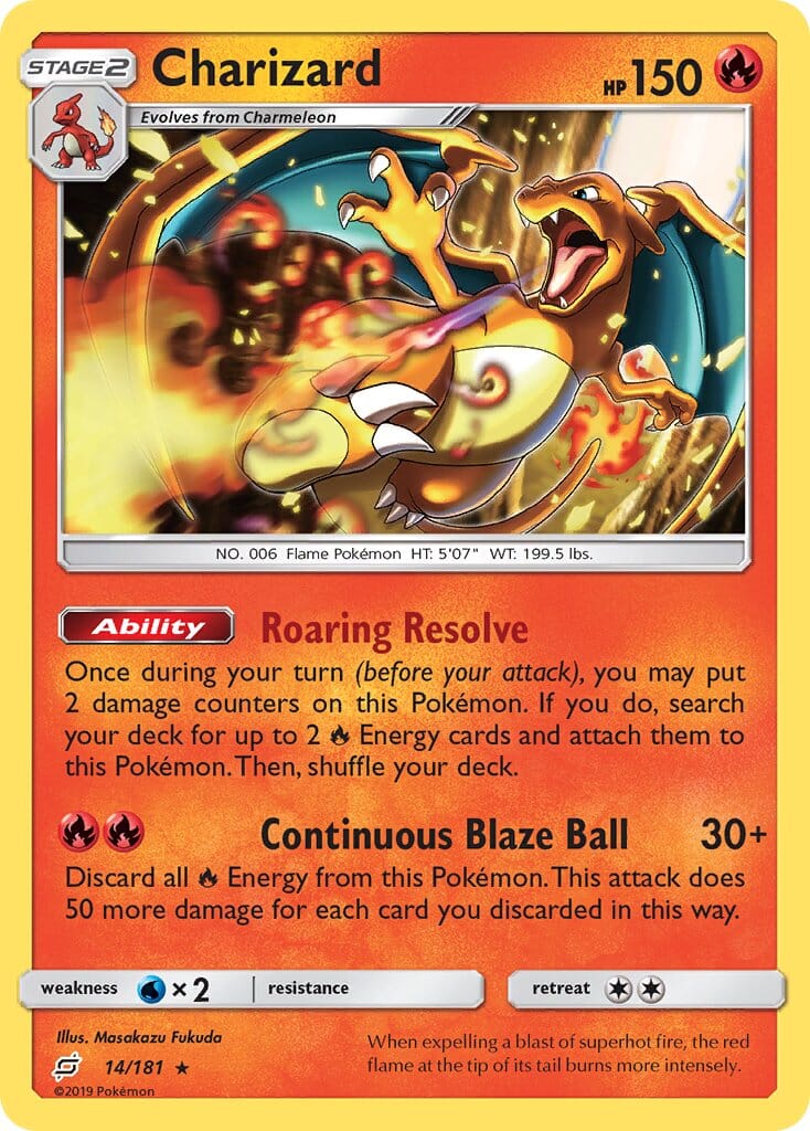 Charizard (14/181) (Theme Deck Exclusive) [Sun & Moon: Team Up] Pokemon Single Pokémon  | Multizone: Comics And Games