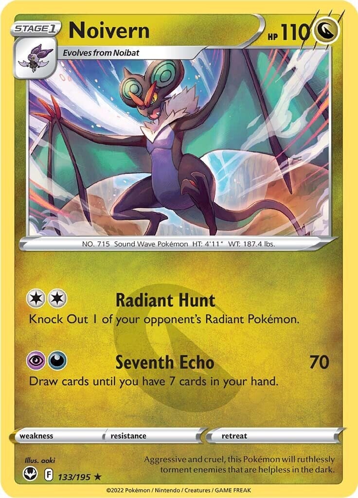 Noivern (133/195) [Sword & Shield: Silver Tempest] Pokemon Single Pokémon  | Multizone: Comics And Games