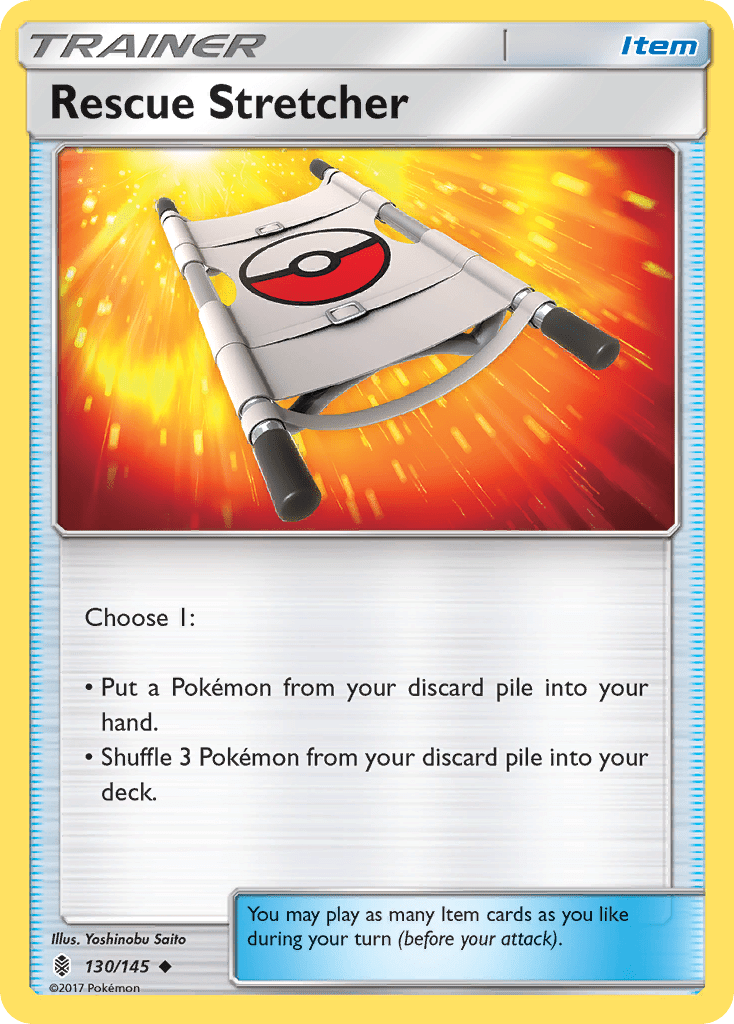 Rescue Stretcher (130/145) [Sun & Moon: Guardians Rising] Pokemon Single Pokémon  | Multizone: Comics And Games
