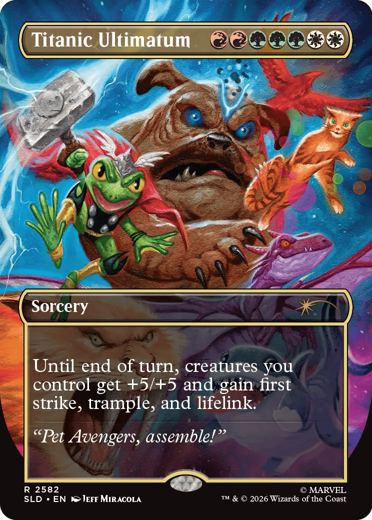 Titanic Ultimatum (2582) [Secret Lair Drop Series] MTG Single Magic: The Gathering  | Multizone: Comics And Games