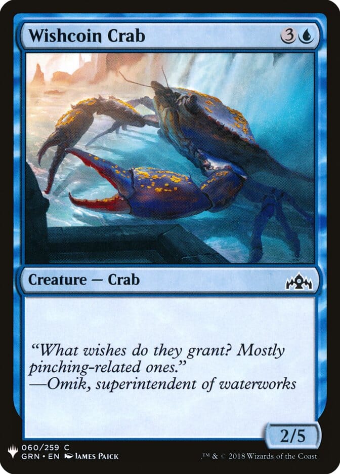 Wishcoin Crab [Mystery Booster] MTG Single Magic: The Gathering  | Multizone: Comics And Games