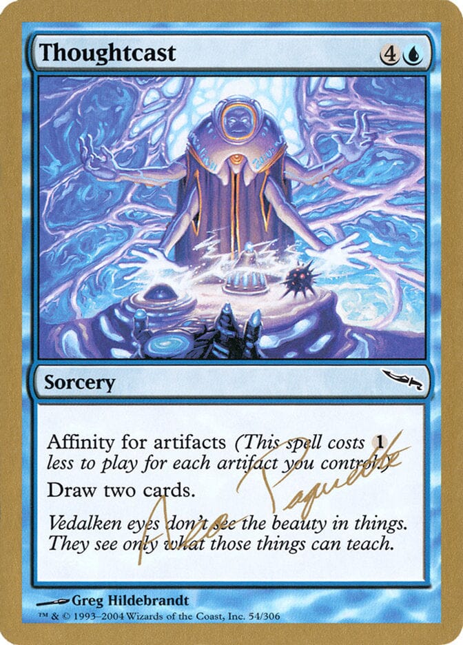 Thoughtcast (Aeo Paquette) [World Championship Decks 2004] MTG Single Magic: The Gathering  | Multizone: Comics And Games