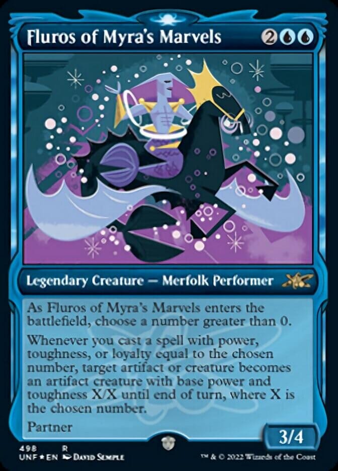 Fluros of Myra's Marvels (Showcase) (Galaxy Foil) [Unfinity] MTG Single Magic: The Gathering  | Multizone: Comics And Games
