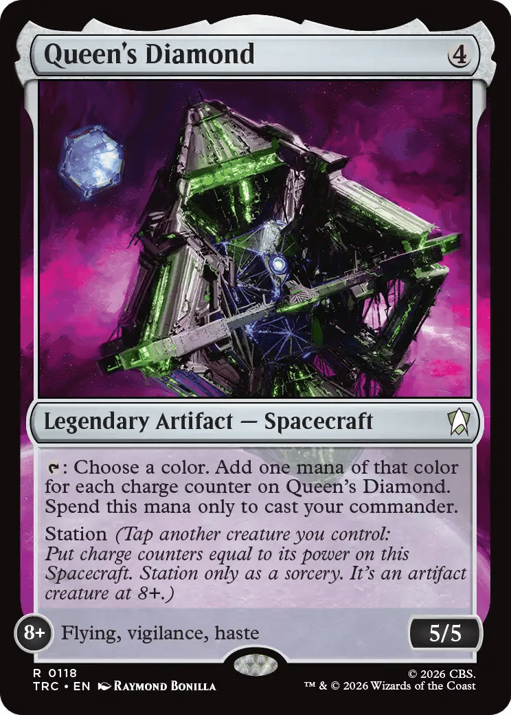 Queen's Diamond [Star Trek Commander] MTG Single Magic: The Gathering  | Multizone: Comics And Games