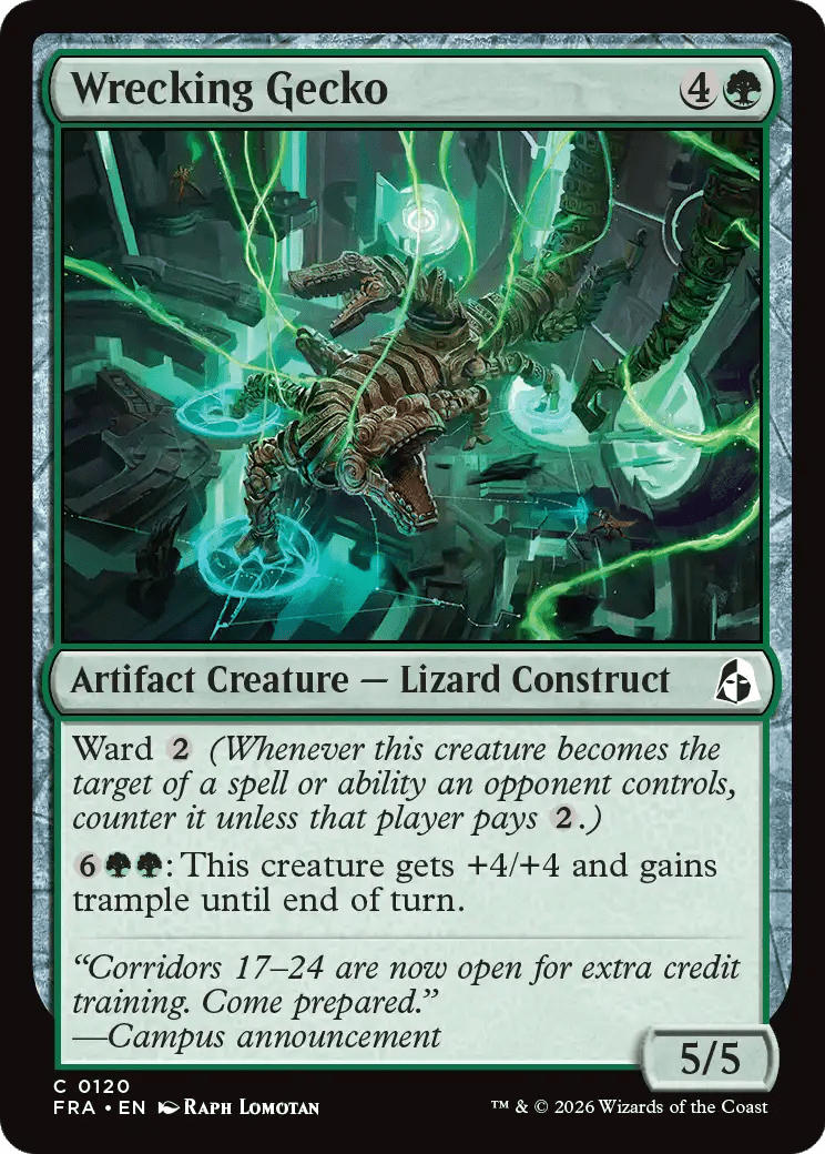 Wrecking Gecko [Reality Fracture] MTG Single Magic: The Gathering  | Multizone: Comics And Games
