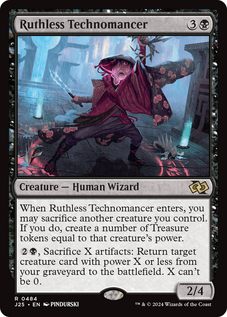 Ruthless Technomancer [Foundations Jumpstart] MTG Single Magic: The Gathering  | Multizone: Comics And Games