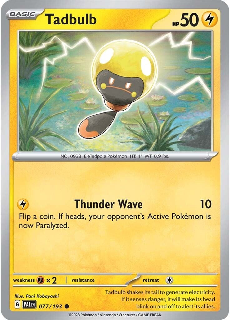 Tadbulb (077/193) [Scarlet & Violet: Paldea Evolved] Pokemon Single Pokémon  | Multizone: Comics And Games