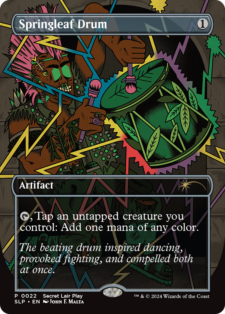Springleaf Drum [Secret Lair Showdown] MTG Single Magic: The Gathering  | Multizone: Comics And Games