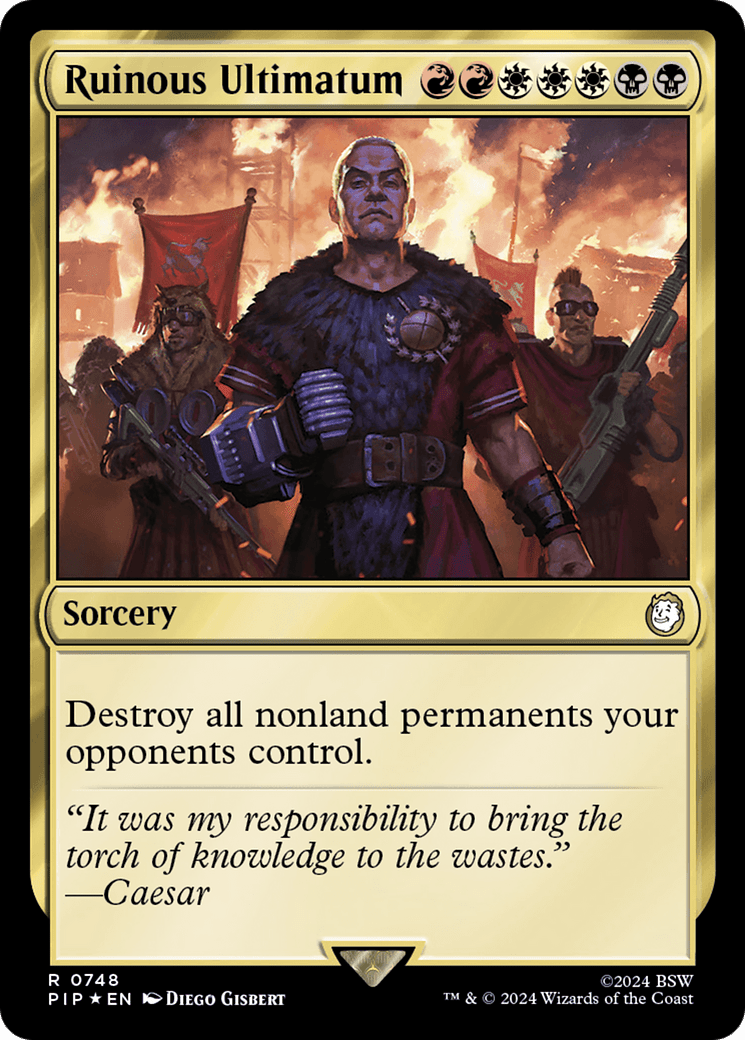 Ruinous Ultimatum (Surge Foil) [Fallout] MTG Single Magic: The Gathering  | Multizone: Comics And Games