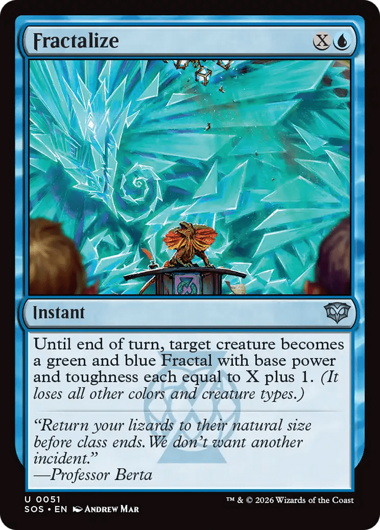 Fractalize [Secrets of Strixhaven] MTG Single Magic: The Gathering  | Multizone: Comics And Games