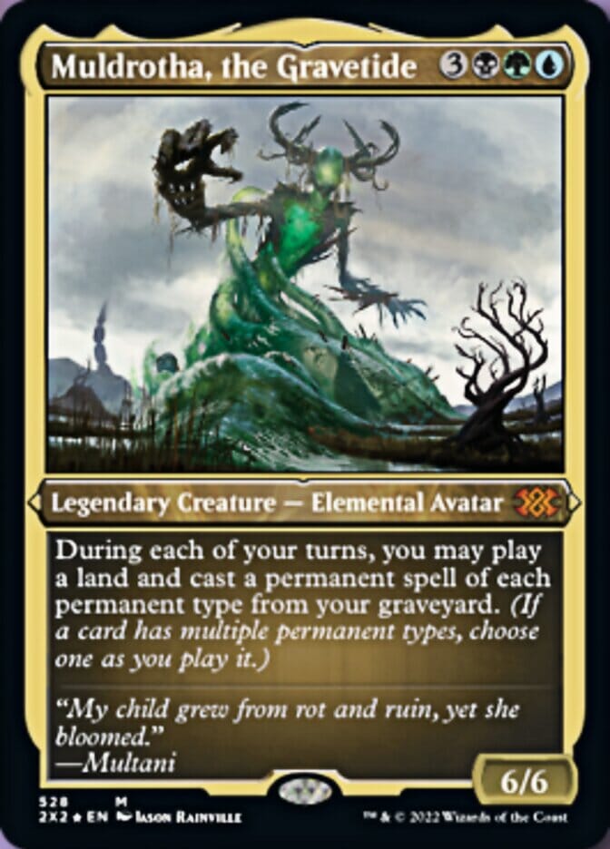 Muldrotha, the Gravetide (Foil Etched) [Double Masters 2022] MTG Single Magic: The Gathering  | Multizone: Comics And Games