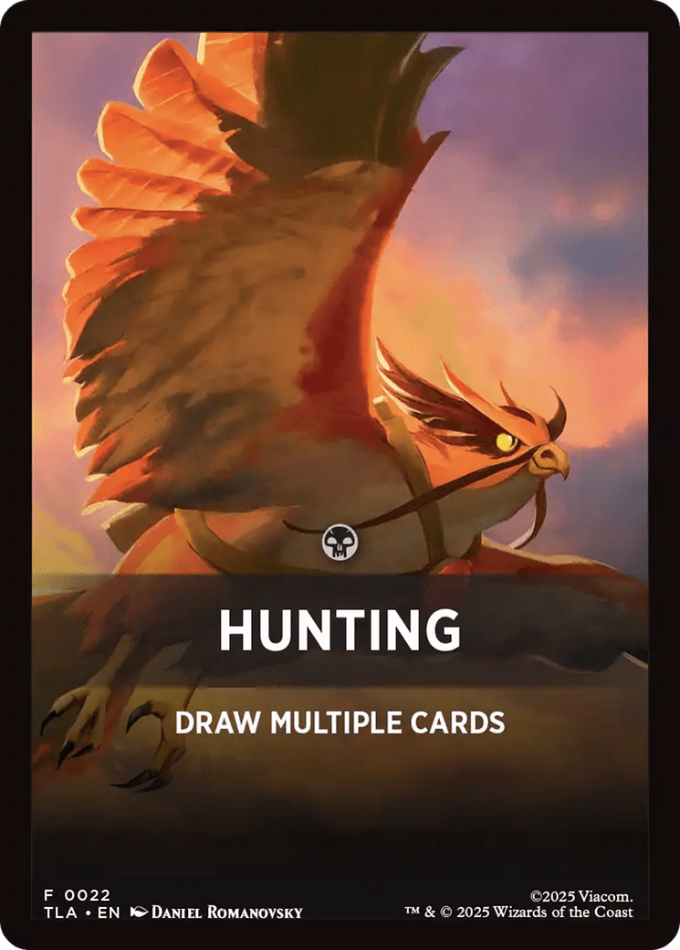 Hunting Theme Card [Avatar: The Last Airbender Tokens] MTG Single Magic: The Gathering  | Multizone: Comics And Games