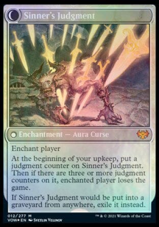 Faithbound Judge // Sinner's Judgment [Innistrad: Crimson Vow Prerelease Promos] MTG Single Magic: The Gathering  | Multizone: Comics And Games
