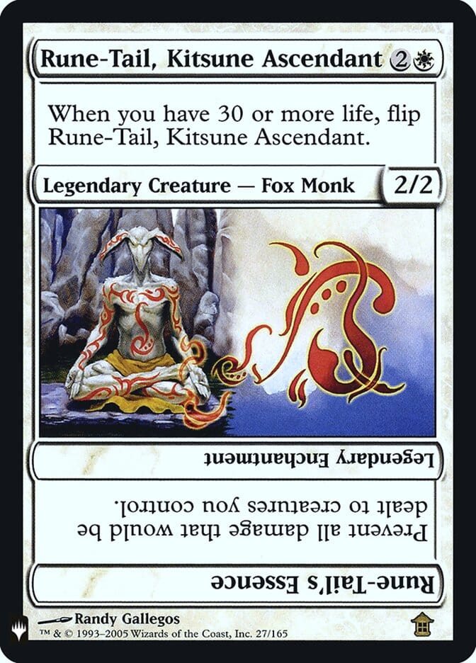 Rune-Tail, Kitsune Ascendant // Rune-Tail's Essence [Mystery Booster] MTG Single Magic: The Gathering  | Multizone: Comics And Games