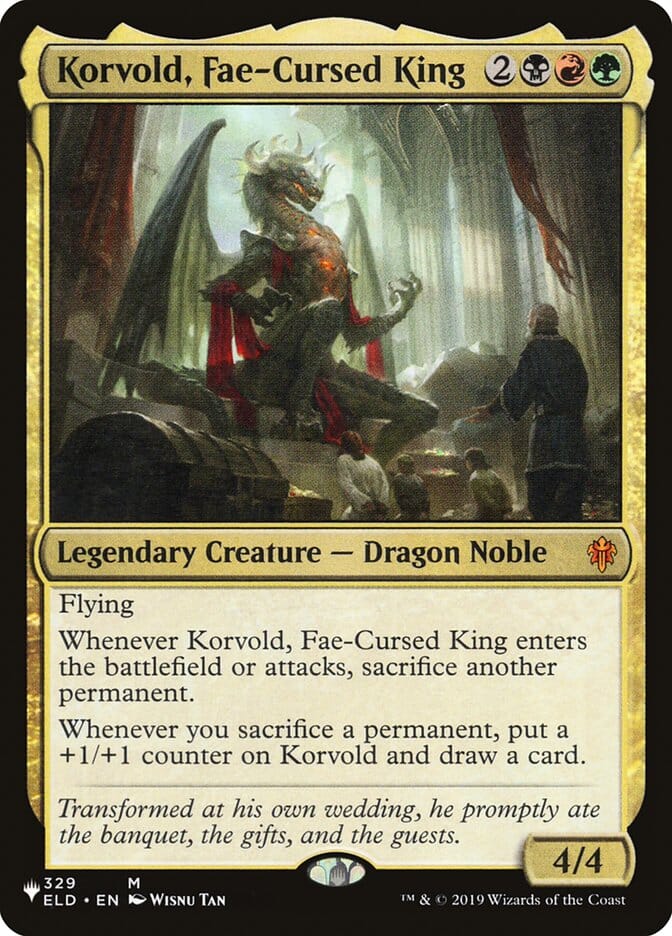 Korvold, Fae-Cursed King [The List] MTG Single Magic: The Gathering  | Multizone: Comics And Games