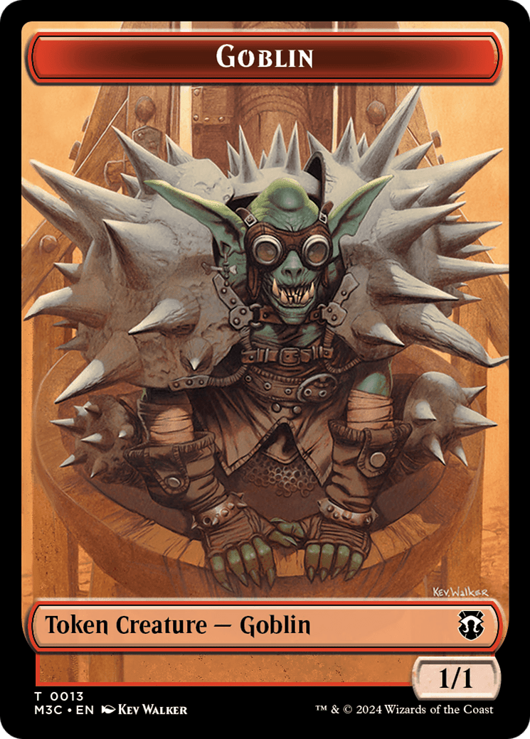 Tarmogoyf // Goblin Double-Sided Token [Modern Horizons 3 Commander Tokens] MTG Single Magic: The Gathering  | Multizone: Comics And Games