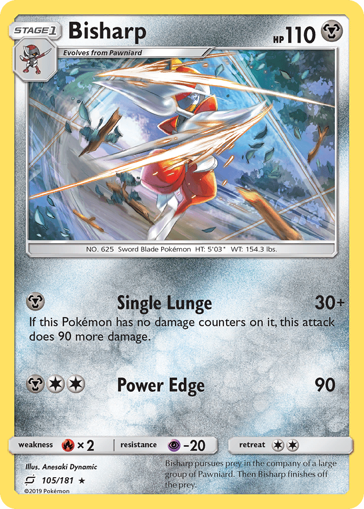 Bisharp (105/181) [Sun & Moon: Team Up] Pokemon Single Pokémon  | Multizone: Comics And Games