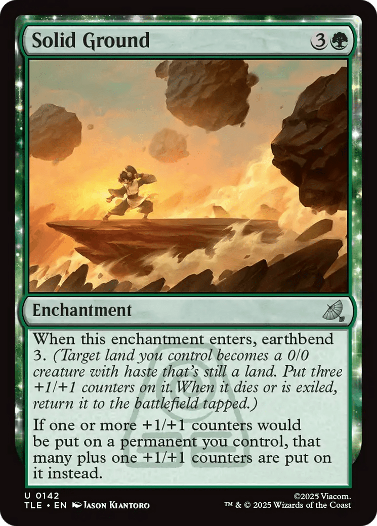 Solid Ground [Avatar: The Last Airbender: Eternal-Legal] MTG Single Magic: The Gathering  | Multizone: Comics And Games