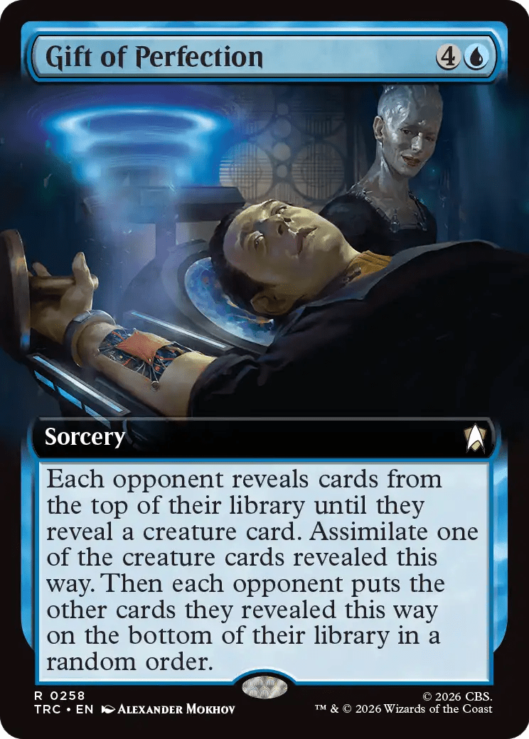 Gift of Perfection (Extended Art) [Star Trek Commander] MTG Single Magic: The Gathering  | Multizone: Comics And Games