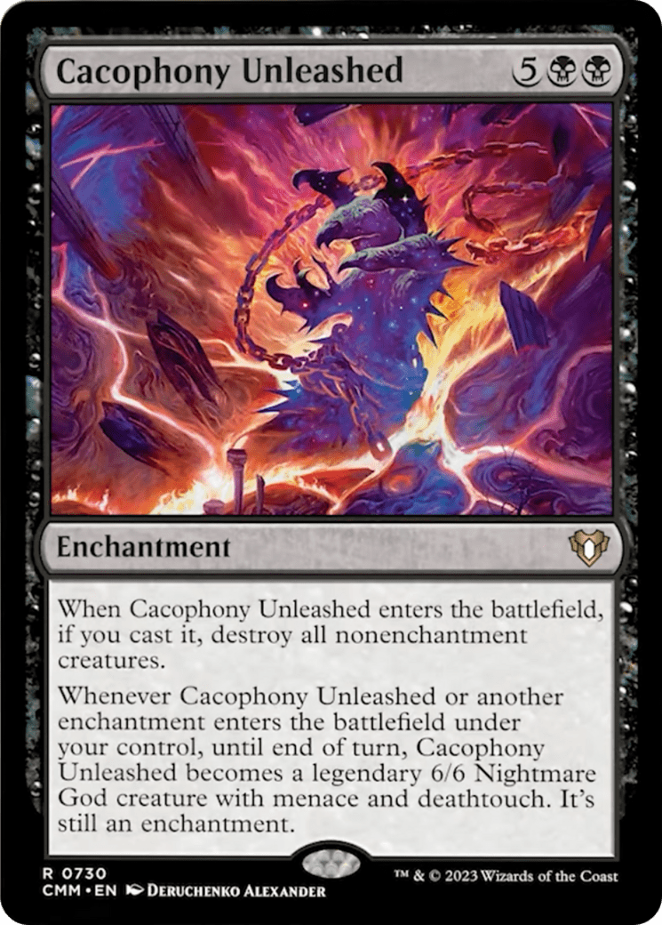 Cacophony Unleashed [Commander Masters] MTG Single Magic: The Gathering  | Multizone: Comics And Games