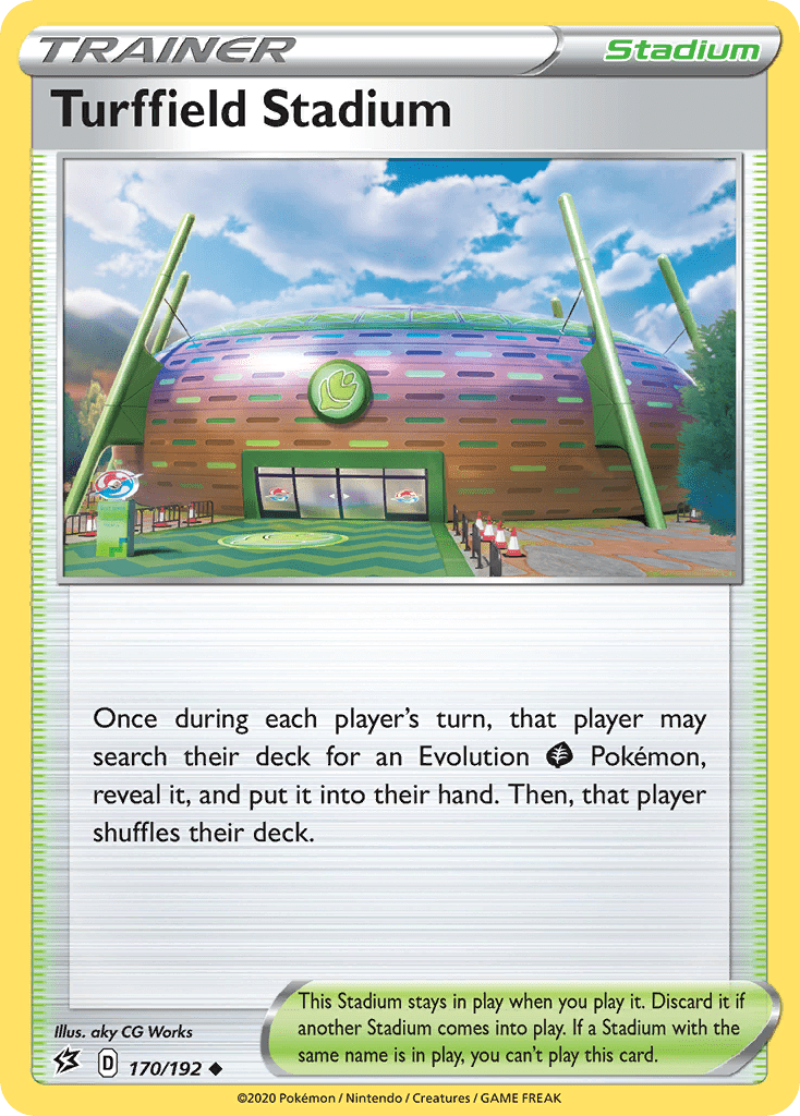 Turffield Stadium (170/192) [Sword & Shield: Rebel Clash] Pokemon Single Pokémon  | Multizone: Comics And Games