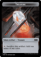 Treasure // Food (0011) Double-Sided Token [Wilds of Eldraine Tokens] MTG Single Magic: The Gathering  | Multizone: Comics And Games