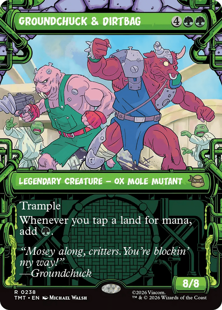 Groundchuck & Dirtbag (Showcase) [Teenage Mutant Ninja Turtles] MTG Single Magic: The Gathering  | Multizone: Comics And Games