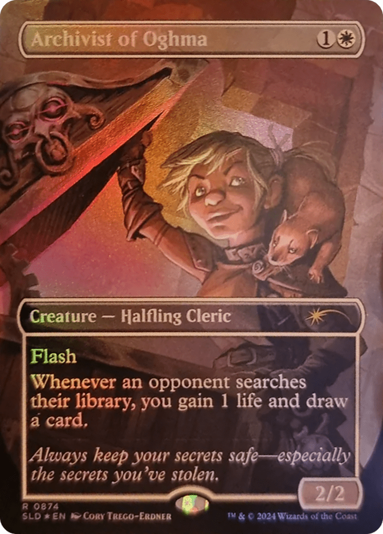 Archivist of Oghma (Rainbow Foil) [Secret Lair Drop Series] MTG Single Magic: The Gathering  | Multizone: Comics And Games