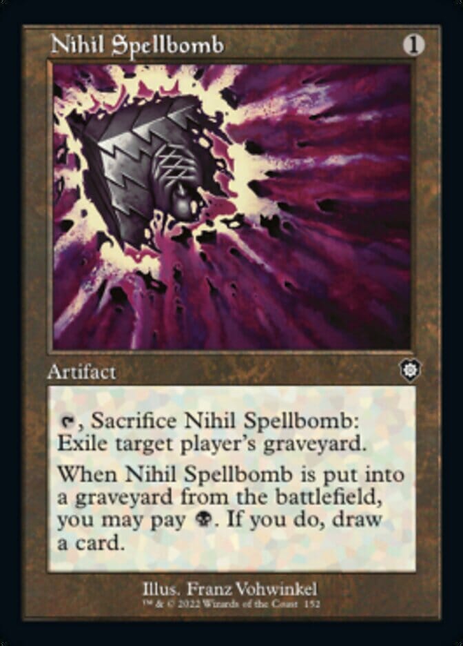Nihil Spellbomb (Retro) [The Brothers' War Commander] MTG Single Magic: The Gathering  | Multizone: Comics And Games