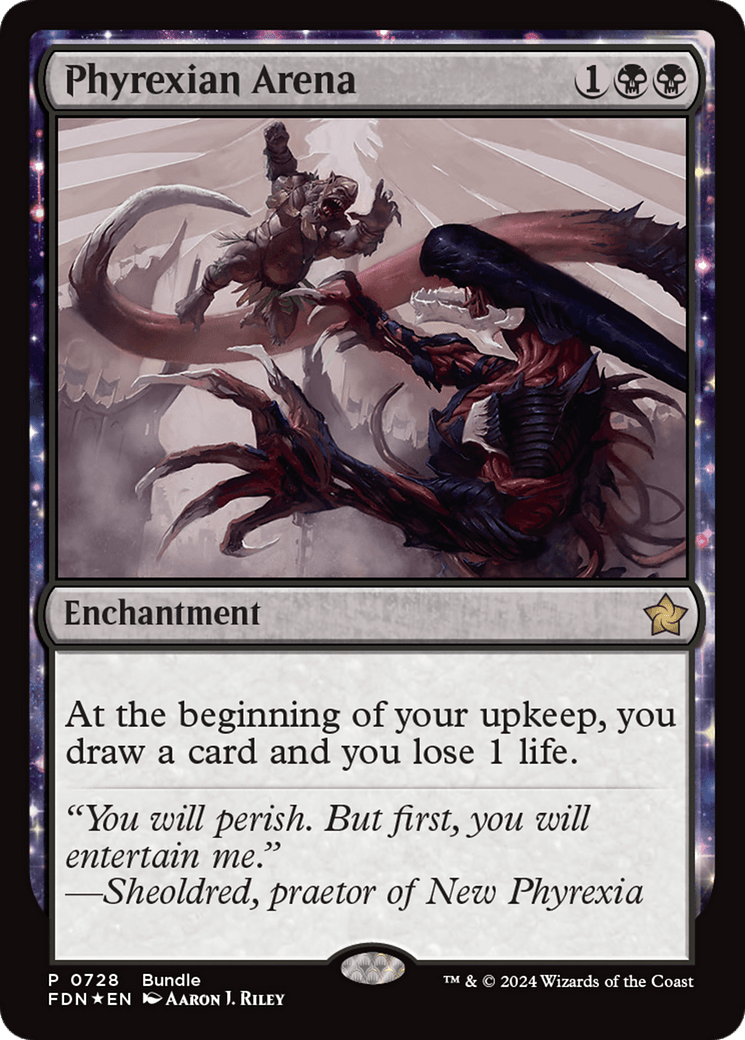 Phyrexian Arena (Bundle) [Foundations Promos] MTG Single Magic: The Gathering  | Multizone: Comics And Games