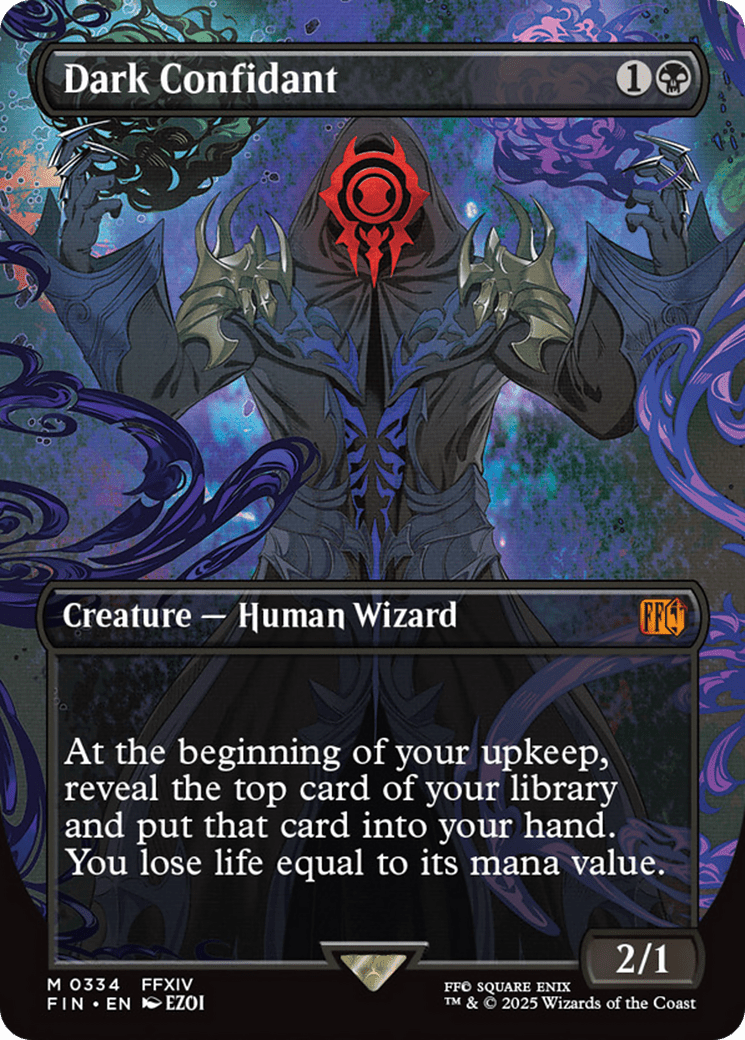 Dark Confidant (Borderless) [FINAL FANTASY] MTG Single Magic: The Gathering  | Multizone: Comics And Games